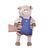 Мягкая игрушка Same Toy Свинка в джинсовом комбинезоне 45 см (THT711), изображение 3 Мягкая игрушка Same Toy Свинка в джинсовом комбинезоне 45 см (THT711), изображение 3