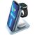 Зарядное устройство Canyon WS-304 Foldable 3in1 Wireless charger Blue (CNS-WCS304BL), изображение 8 Зарядное устройство Canyon WS-304 Foldable 3in1 Wireless charger Blue (CNS-WCS304BL), изображение 8