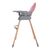 Стілець для годування El Camino ME 1111 LUMI pink, зображення 3 Стілець для годування El Camino ME 1111 LUMI pink, зображення 3