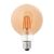 Лампочка Delux Globe G95 6Вт E27 2700К amber filament (90016727), изображение 2 Лампочка Delux Globe G95 6Вт E27 2700К amber filament (90016727), изображение 2