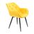 Кухонный стул Richman Голден Ножки черные Желтый (ADD0002763)