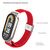 Ремешок для фитнес браслета Armorstandart Braided Solo Loop для Xiaomi Mi Band 7/6/5/4 Red (ARM69907), изображение 2 Ремешок для фитнес браслета Armorstandart Braided Solo Loop для Xiaomi Mi Band 7/6/5/4 Red (ARM69907), изображение 2