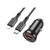 Зарядное устройство BOROFONE BZ18A PD20W+QC3.0 car charger set(Type-C to iP) USB-A/Type-C Black (BZ18ACLB) Зарядное устройство BOROFONE BZ18A PD20W+QC3.0 car charger set(Type-C to iP) USB-A/Type-C Black (BZ18ACLB)