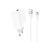 Зарядное устройство BOROFONE BA47A Mighty speed single port QC3.0 3A + Type-C cable White (BA47ACW), изображение 2 Зарядное устройство BOROFONE BA47A Mighty speed single port QC3.0 3A + Type-C cable White (BA47ACW), изображение 2