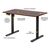 Компьютерный стол Mealux PowerDesk Lite Brown с электрорегулировкой высоты (EVO-201 Lite M/B), изображение 2 Компьютерный стол Mealux PowerDesk Lite Brown с электрорегулировкой высоты (EVO-201 Lite M/B), изображение 2