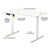 Компьютерный стол Mealux PowerDesk Lite White с электрорегулировкой высоты (EVO-201 Lite W/W), изображение 2 Компьютерный стол Mealux PowerDesk Lite White с электрорегулировкой высоты (EVO-201 Lite W/W), изображение 2