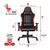 Кресло игровое Xtrike ME Advanced Gaming Chair GC-909 Black/Red (GC-909RD), изображение 7 Кресло игровое Xtrike ME Advanced Gaming Chair GC-909 Black/Red (GC-909RD), изображение 7