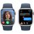 Смарт-часы Apple Watch Series 9 GPS 41mm Silver Aluminium Case with Storm Blue Sport Band - S/M (MR903QP/A), изображение 5 Смарт-часы Apple Watch Series 9 GPS 41mm Silver Aluminium Case with Storm Blue Sport Band - S/M (MR903QP/A), изображение 5