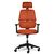 Офисное кресло Mealux Leo Air Orange (Y-543 KBY), изображение 2 Офисное кресло Mealux Leo Air Orange (Y-543 KBY), изображение 2