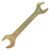 Ключ Sigma ріжковий 19x22мм жовтий цинк (6025221), зображення 2 Ключ Sigma ріжковий 19x22мм жовтий цинк (6025221), зображення 2