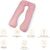 Подушка MirSon для беременных и отдыха Eco Line №8016 U-образная Dusty Rose (2200006178415), изображение 12