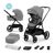 Коляска Kinderkraft 2 в 1 Nea Platinum Grey (KSNEA000GRY2000) (5902533919826), изображение 12 Коляска Kinderkraft 2 в 1 Nea Platinum Grey (KSNEA000GRY2000) (5902533919826), изображение 12