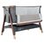 Кроватка Tutti Bambini CoZee Luxe dark gray (211208/6506), изображение 2 Кроватка Tutti Bambini CoZee Luxe dark gray (211208/6506), изображение 2