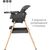 Стульчик для кормления Tutti Bambini 7 в 1 Nova серый (611010/3590), изображение 4 Стульчик для кормления Tutti Bambini 7 в 1 Nova серый (611010/3590), изображение 4