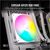 Кулер для корпуса Corsair iCUE AR120 Digital RGB 120mm PWM Fan Triple Pack White (CO-9050169-WW), изображение 6 Кулер для корпуса Corsair iCUE AR120 Digital RGB 120mm PWM Fan Triple Pack White (CO-9050169-WW), изображение 6