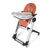 Стульчик для кормления Peg-Perego Siesta Follow Me Wonder Orange (пятностойкий оранжевый) (IH03000000WD48), изображение 2 Стульчик для кормления Peg-Perego Siesta Follow Me Wonder Orange (пятностойкий оранжевый) (IH03000000WD48), изображение 2
