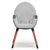 Стульчик для кормления Kinderkraft 2 в 1 Finix Grey (5902533918515), изображение 6 Стульчик для кормления Kinderkraft 2 в 1 Finix Grey (5902533918515), изображение 6