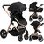 Коляска MoMi 2 в 1 Limuru Black (WOSP00029), изображение 3 Коляска MoMi 2 в 1 Limuru Black (WOSP00029), изображение 3