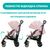 Коляска Chicco Liteway 4 Розовая (79892.20), изображение 6 Коляска Chicco Liteway 4 Розовая (79892.20), изображение 6