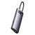 Порт-реплікатор Baseus 7-in-1 Metal Gleam Series Type-C to HDMI+USB+VGA+RJ45 Docking Station (WKWG040013), зображення 2 Порт-реплікатор Baseus 7-in-1 Metal Gleam Series Type-C to HDMI+USB+VGA+RJ45 Docking Station (WKWG040013), зображення 2