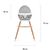 Стульчик для кормления Kinderkraft 2 в 1 Fini Gray (5902533902903), изображение 10 Стульчик для кормления Kinderkraft 2 в 1 Fini Gray (5902533902903), изображение 10