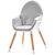 Стульчик для кормления Kinderkraft 2 в 1 Fini Gray (5902533902903), изображение 6 Стульчик для кормления Kinderkraft 2 в 1 Fini Gray (5902533902903), изображение 6
