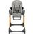 Стульчик для кормления Peg-Perego Prima Pappa Follow Me Amblance Ice премиум Серый (IH01000002BL73), изображение 2 Стульчик для кормления Peg-Perego Prima Pappa Follow Me Amblance Ice премиум Серый (IH01000002BL73), изображение 2
