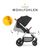 Коляска Hauck Uptown Melange Black (14827-3), изображение 4 Коляска Hauck Uptown Melange Black (14827-3), изображение 4