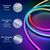 Светодиодная лента Govee Neon LED Strip Light 3м Білий (H61A03D1), изображение 10 Светодиодная лента Govee Neon LED Strip Light 3м Білий (H61A03D1), изображение 10