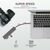 Концентратор Trust HALYX FAST 3USB+CARD READER USB-C ALUMINIUM (24191_TRUST), изображение 8 Концентратор Trust HALYX FAST 3USB+CARD READER USB-C ALUMINIUM (24191_TRUST), изображение 8