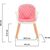 Стілець для годування Kinderkraft Sienna Pink (5902533915132), зображення 11 Стілець для годування Kinderkraft Sienna Pink (5902533915132), зображення 11