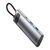 Порт-реплікатор Baseus 7-in-1 Metal Gleam Series Type-C to HDMI+USB+SD/TF Docking Station (WKWG020113), зображення 4 Порт-реплікатор Baseus 7-in-1 Metal Gleam Series Type-C to HDMI+USB+SD/TF Docking Station (WKWG020113), зображення 4