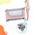 Кроватка Kinderkraft манеж с пеленатором Leody Pink (5902533917945), изображение 11 Кроватка Kinderkraft манеж с пеленатором Leody Pink (5902533917945), изображение 11
