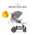 Коляска Hauck Uptown Melange Grey (14828-0), изображение 9 Коляска Hauck Uptown Melange Grey (14828-0), изображение 9