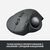 Мышка Logitech MX Ergo Bluetooth Graphite (910-005179), изображение 5 Мышка Logitech MX Ergo Bluetooth Graphite (910-005179), изображение 5