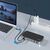 Концентратор Choetech USB-C 15-in-1 HDMI/PD/CR/LAN/USB-A/USB-C/AUX/VGA/DP (HUB-M52-GY), изображение 9 Концентратор Choetech USB-C 15-in-1 HDMI/PD/CR/LAN/USB-A/USB-C/AUX/VGA/DP (HUB-M52-GY), изображение 9