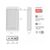 Батарея универсальная ColorWay 20 000 mAh Slim PD/20W, QC/3.0 USB-C/Micro-USB/USB-A White (CW-PB200LPG3WT-PD), изображение 7 Батарея универсальная ColorWay 20 000 mAh Slim PD/20W, QC/3.0 USB-C/Micro-USB/USB-A White (CW-PB200LPG3WT-PD), изображение 7