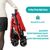 Коляска Chicco Ohlala 3 red (79733.64), изображение 3 Коляска Chicco Ohlala 3 red (79733.64), изображение 3