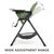Стульчик для кормления Kinderkraft Foldee Green (5902533922444), изображение 8 Стульчик для кормления Kinderkraft Foldee Green (5902533922444), изображение 8