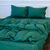 Постільна білизна MirSon Льон Green Apple 143х210 (2200005370742), зображення 7