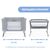 Кроватка Chicco Next2Me Forever 3 в 1 gray (79650.61), изображение 4 Кроватка Chicco Next2Me Forever 3 в 1 gray (79650.61), изображение 4