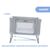 Кроватка Chicco Next2Me Forever 3 в 1 gray (79650.61), изображение 9 Кроватка Chicco Next2Me Forever 3 в 1 gray (79650.61), изображение 9