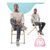 Стульчик для кормления Kinderkraft с шезлонгом Igee Calmee Cloudy Grey (5902533919109), изображение 10 Стульчик для кормления Kinderkraft с шезлонгом Igee Calmee Cloudy Grey (5902533919109), изображение 10
