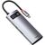 Концентратор Baseus USB3.1 Type-C to USB Type C PD 100W/HDMI 4K 60 Hz/3*USB 3.2 Gen1/ 5in1 (CAHUB-CX0G), изображение 4 Концентратор Baseus USB3.1 Type-C to USB Type C PD 100W/HDMI 4K 60 Hz/3*USB 3.2 Gen1/ 5in1 (CAHUB-CX0G), изображение 4