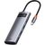 Концентратор Baseus USB3.1 Type-C to USB Type C PD 100W/HDMI 4K 60 Hz/3*USB 3.2 Gen1/ 5in1 (CAHUB-CX0G), изображение 5 Концентратор Baseus USB3.1 Type-C to USB Type C PD 100W/HDMI 4K 60 Hz/3*USB 3.2 Gen1/ 5in1 (CAHUB-CX0G), изображение 5
