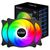 Кулер для корпуса PcСooler FX 120 ARGB BK 3in1, изображение 8 Кулер для корпуса PcСooler FX 120 ARGB BK 3in1, изображение 8