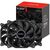 Кулер для корпуса PcСooler DN 120 BK 3in1, изображение 6 Кулер для корпуса PcСooler DN 120 BK 3in1, изображение 6