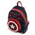 Рюкзак школьный Loungefly LF Marvel Captain America 80th Anniversary Floral Shield Mini (MVBK0165), изображение 2 Рюкзак школьный Loungefly LF Marvel Captain America 80th Anniversary Floral Shield Mini (MVBK0165), изображение 2