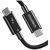 Дата кабель USB-С to USB-С 0.8m Thunderbolt4 40Gbps Power Delivery 100W 8K60Hz Choetech (A3010-BK) Дата кабель USB-С to USB-С 0.8m Thunderbolt4 40Gbps Power Delivery 100W 8K60Hz Choetech (A3010-BK)