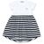 Платье Breeze с юбкой в полосочку (8753-86G-white) Платье Breeze с юбкой в полосочку (8753-86G-white)